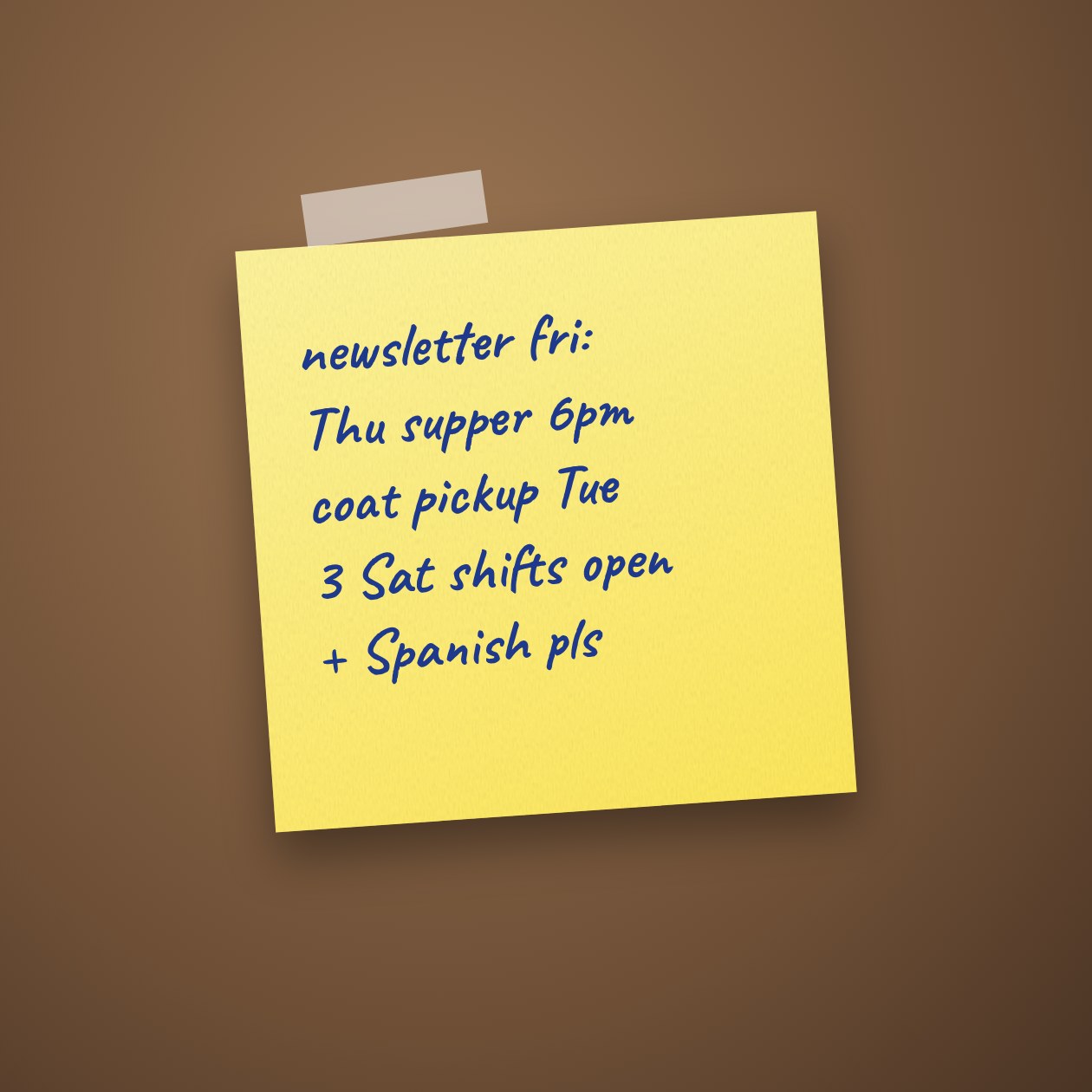 What you send: Your notes for the week. Grantkeeper reads the calendar link you connected.