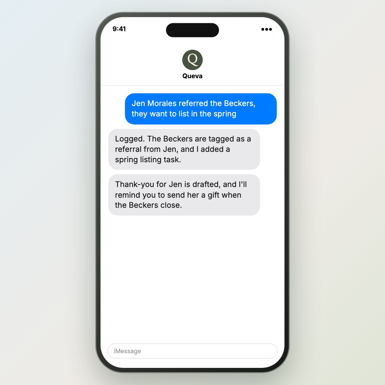 Referral thank-yous