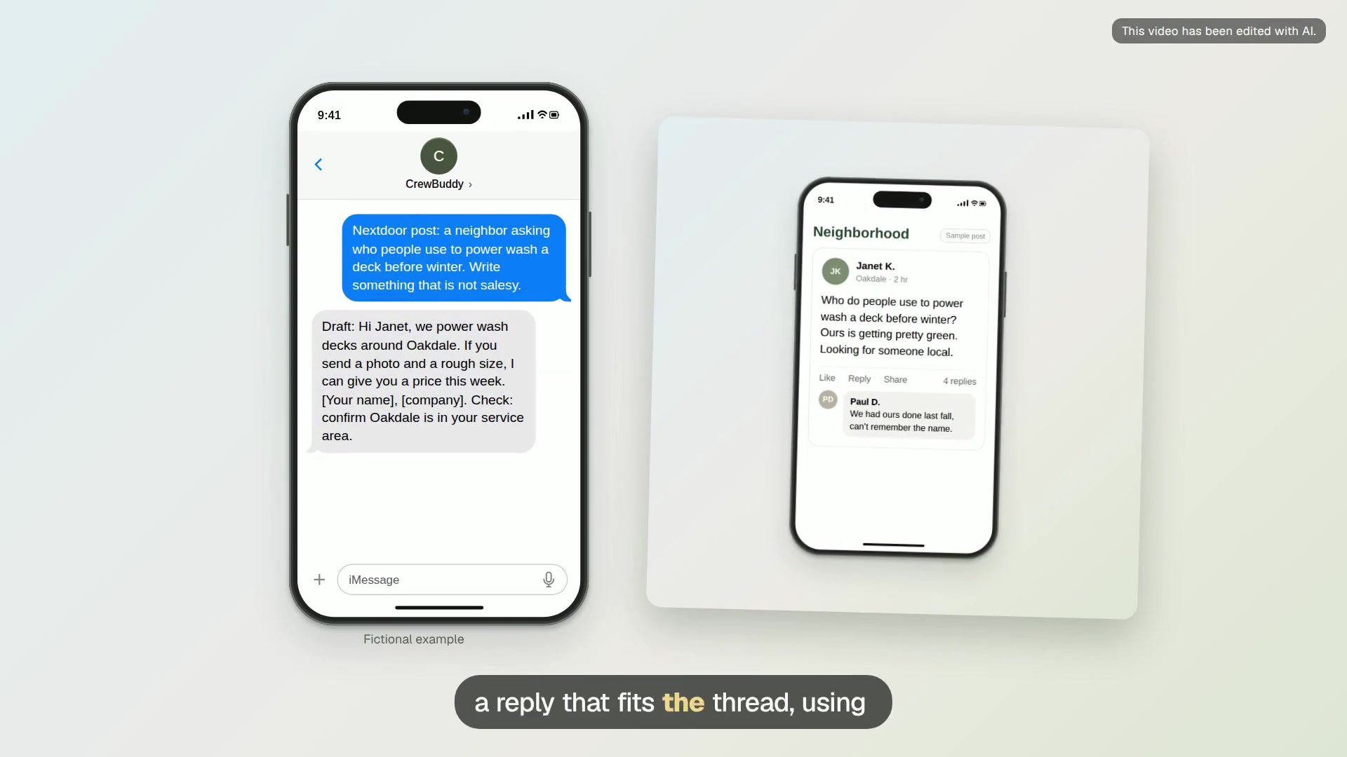 Reply to a Thumbtack, Angi, Yelp or Nextdoor lead video