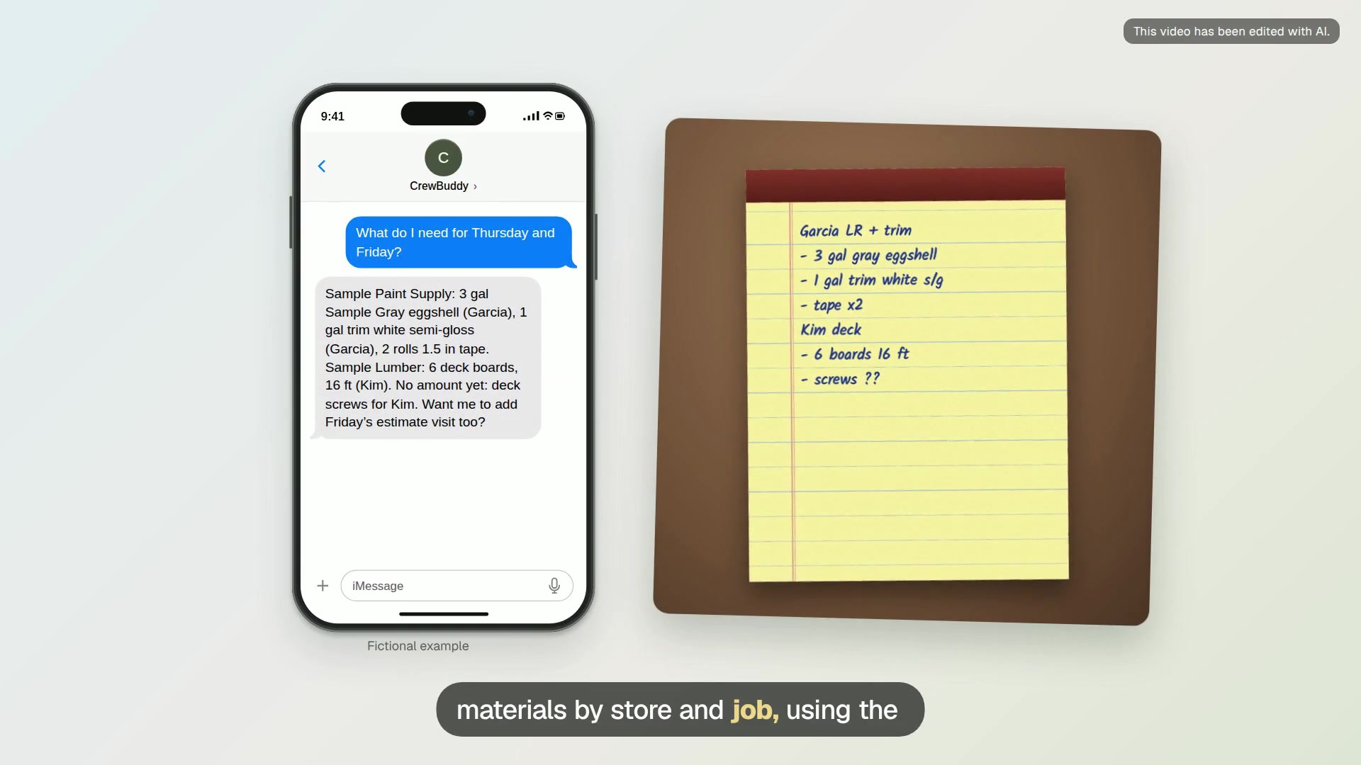 Supply run list video