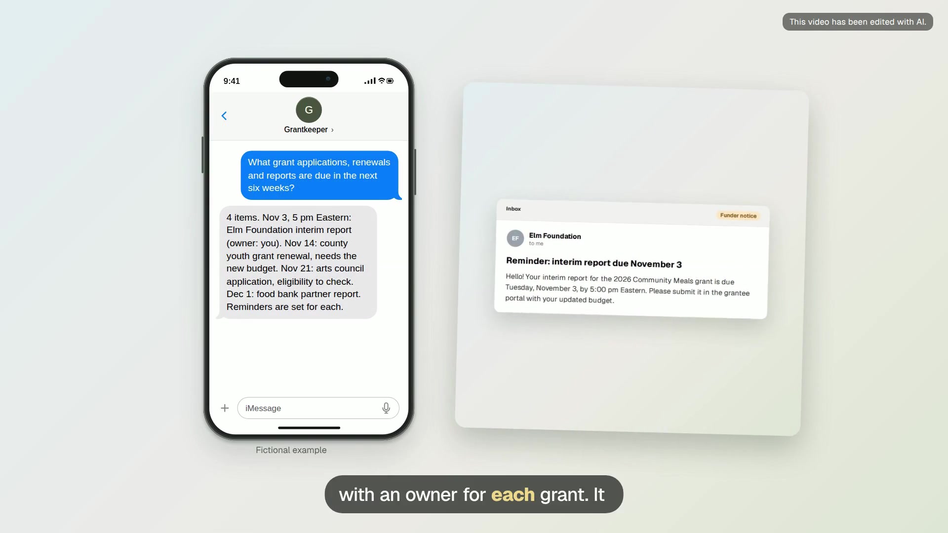 Grant deadline register video